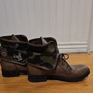 R&C Brown Camouflage Womens Boots